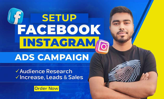 Gig Preview - Setup your facebook ads and instagram ads campaign fb ads manager