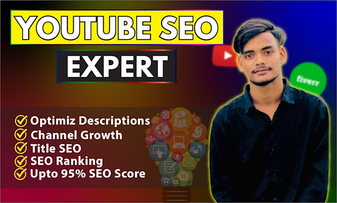 Gig Preview - Do best youtube video SEO expert optimization and channel growth manager