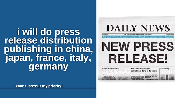 Bestseller - do press release distribution publishing in china, japan, france, italy, germany