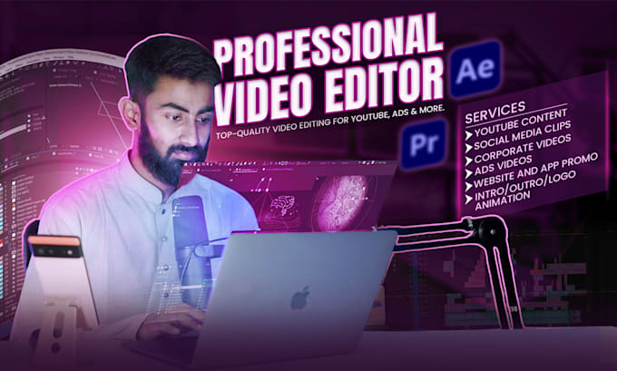 Gig Preview - Do professional video editing