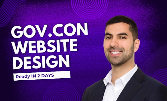 Gig Preview - Design winning government contract website for non profit, llc, sam gov, 501c3