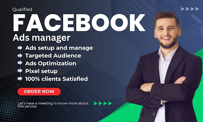 Gig Preview - Be your facebook ads manager to grow your business