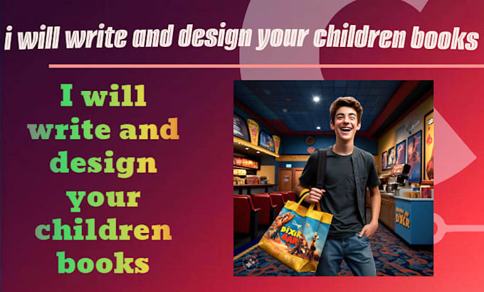 Gig Preview - Write and design children books for you