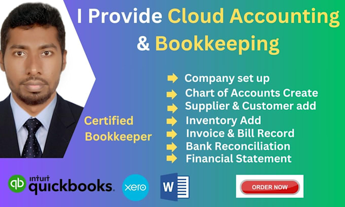 Bestseller - do cloud accounting and bookkeeping in quickbooks, xero