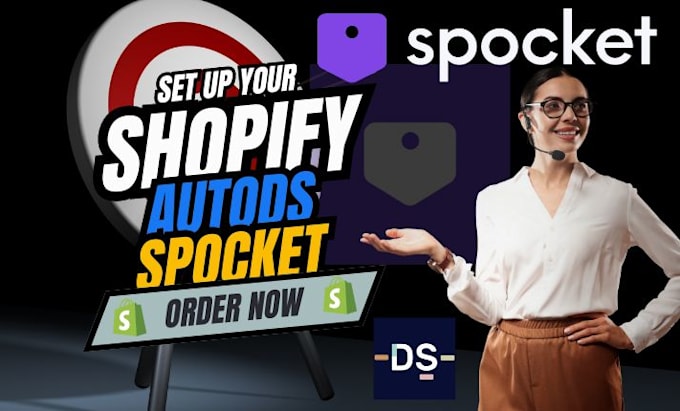 Gig Preview - Setup your shopify dropshipping store using spocket or autods