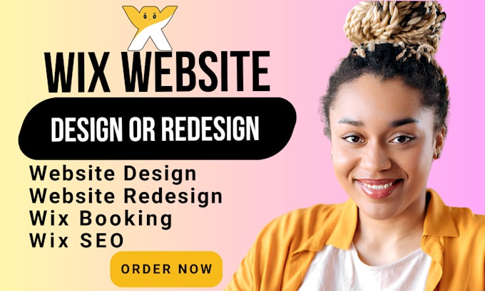 Gig Preview - Wix website redesign design wix website redesign wix website design wix booking