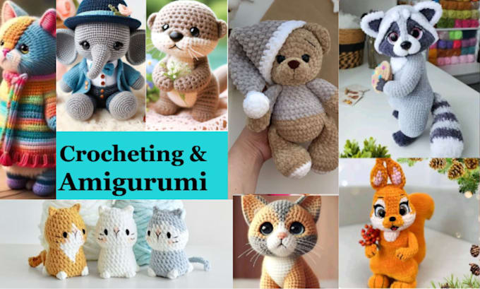 Bestseller - create a detailed amigurumi crochet patterns with photo for etsy shop amigurumi