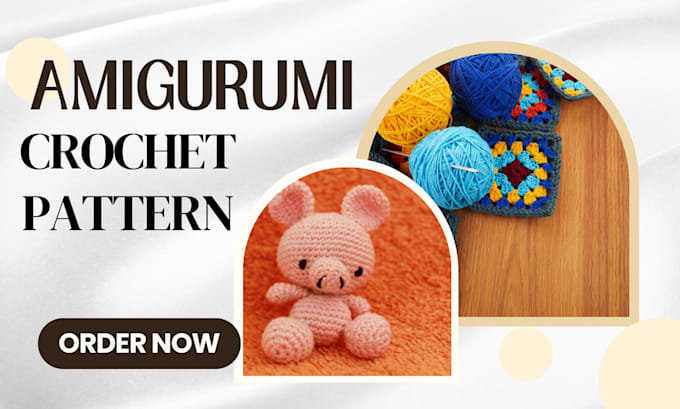 Gig Preview - Write a detailed amigurumi crochect patterns for your etsy store digital product