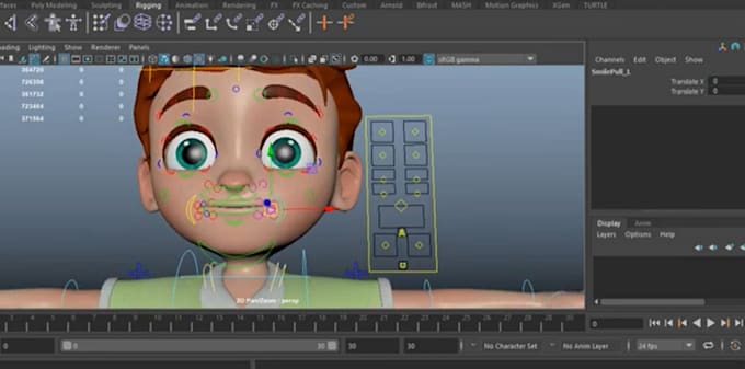 Gig Preview - Add facial bone to 3d character, iclone rig, rokoko rig, ue5 control rig,blender