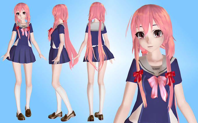 Gig Preview - Create, edit, fix mmd models, mmd model physics, vrchat model, vrchat animation