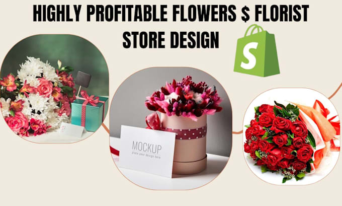 Gig Preview - Home plant flower shopify store garden equipment website florist shopify store