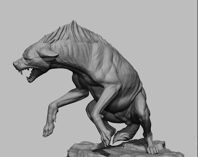 Gig Preview - Convert and resculpt any  2d animal image concept to 3d stl file, miniature,dnd