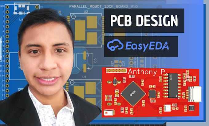 Gig Preview - Create pcb designs using easyeda