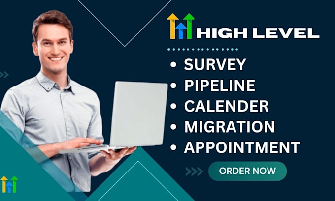 Bestseller - set up your gohighlevel forms surveys calendar appointment and pipelines