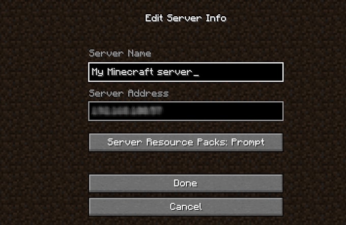 Gig Preview - Create your minecraft server entirely