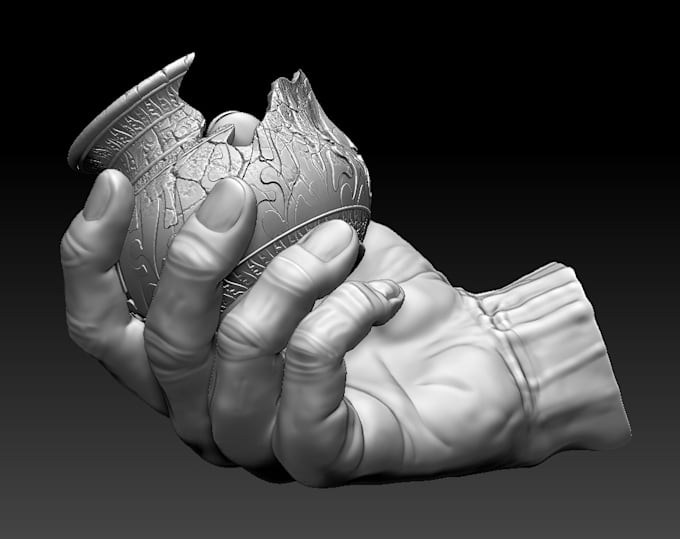 Gig Preview - Make hi quality 3d model in zbrush