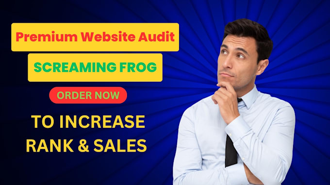 Gig Preview - Do SEO audit report using powerful tools screaming frog, moz