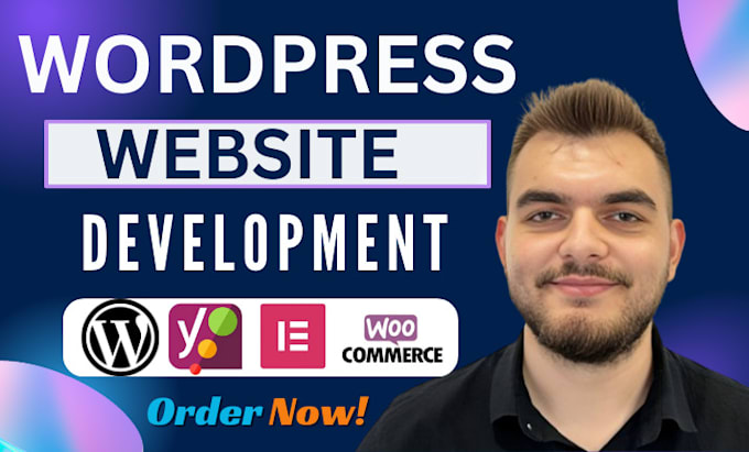 Gig Preview - Build wordpress website development create website design as wordpress developer