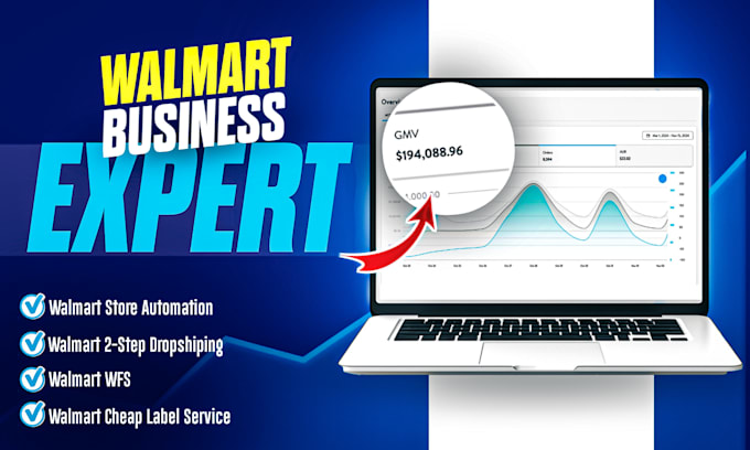 Bestseller - be your walmart 2 step dropshipping virtual assistant VA wfs