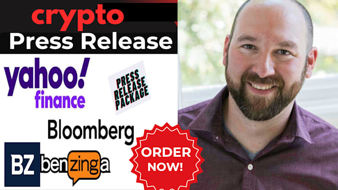 Gig Preview - Crypto press release, yahoo press release and press release distribution