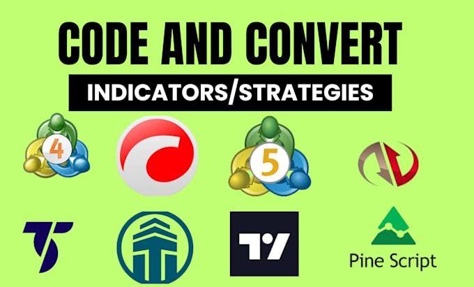 Gig Preview - Code tradingview pinescript to ninjascript, thinkscript, quantower, ctrader, mt5