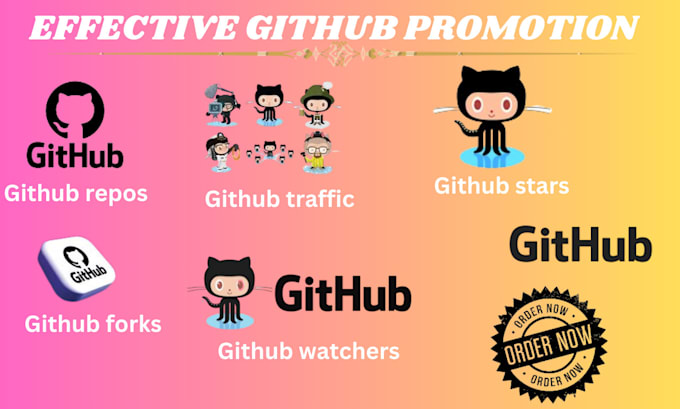 Gig Preview - Do organic github promotion