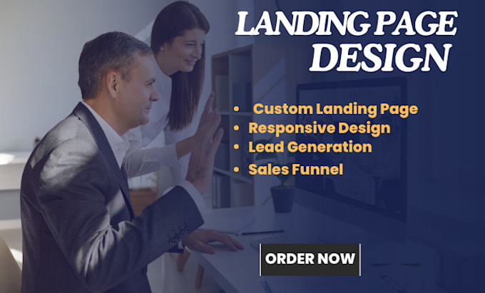 Gig Preview - Create a professional high converting landing page for lead generation