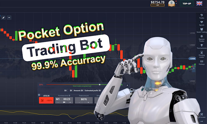 Gig Preview - Develop automated profitable pocket option trading bot with trading strategies