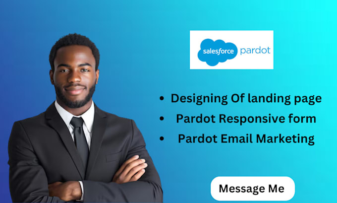 Gig Preview - Design pardot landing page responsive form do pardot email marketing