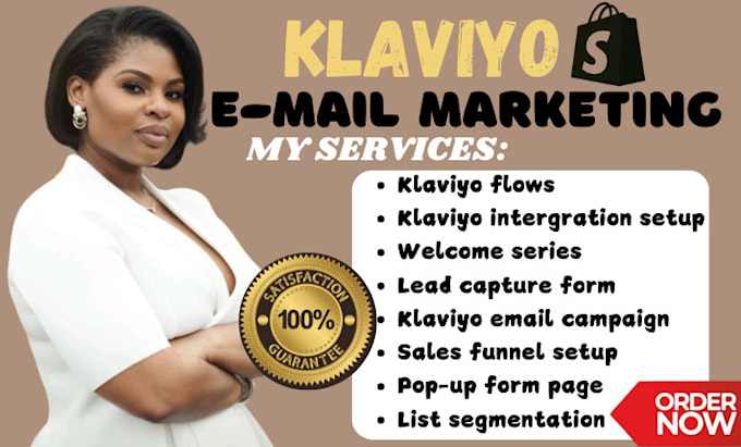 Gig Preview - Klaviyo email marketing active campaign sales funnel klaviyo shopify marketing