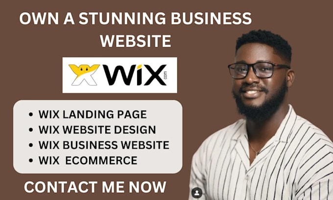 Gig Preview - Design wix landing page wix website design shopify landing unbounce sales page