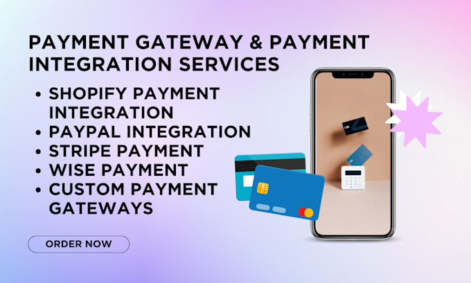 Gig Preview - Setup and integrate payment gateway for shopify, stripe, wise square, paypal