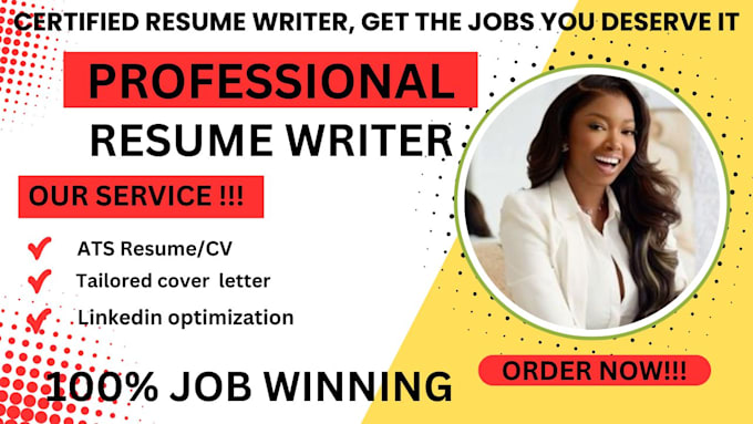 Gig Preview - Deliver professional resume writing service, resume and cover letter