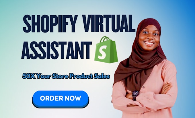 Gig Preview - Be your shopify virtual assistant, shopify store manager, shopify marketing