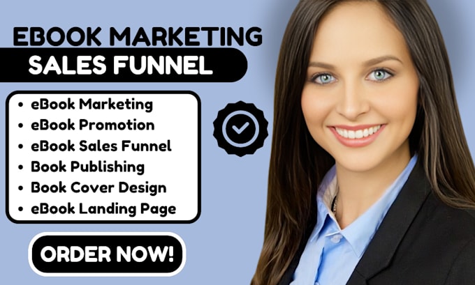 Gig Preview - Do course promotion ebook promotion ebook marketing online course sales funnel