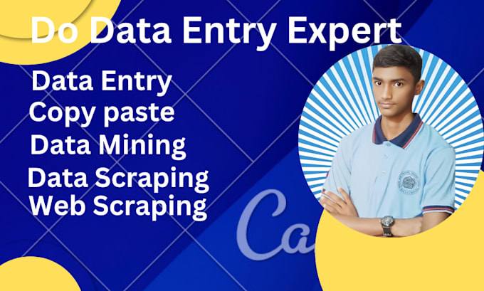 Bestseller - do data entry,data mining,copy past,excel data entry,web research