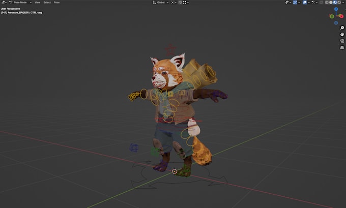 Gig Preview - Do 3d character modelling and rigging professionally