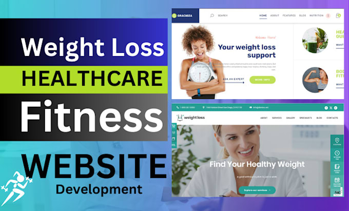 Gig Preview - Design weight loss, therapy, wellness, hospital, practitioner website