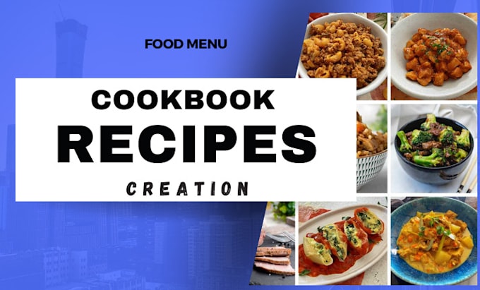 Gig Preview - Be your cookbook recipes writer, food menu layout design, keto diet