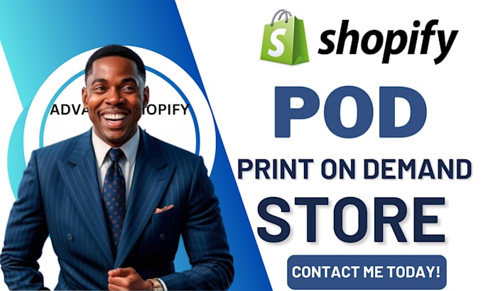 Gig Preview - Create premium shopify print on demand store, shopify website printifyl printify