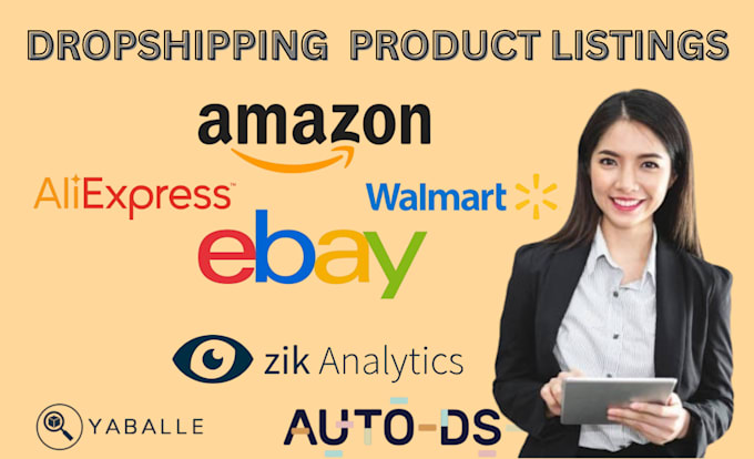 Gig Preview - Do amazon to ebay dropshipping top listings