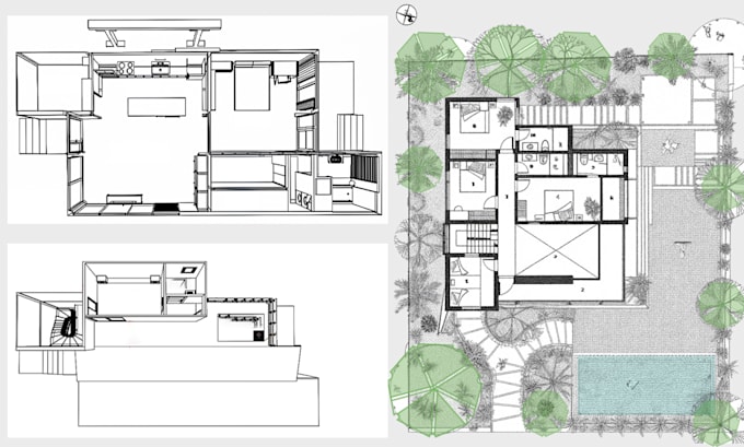 Gig Preview - Convert 3d architectural modeling to 2d floor plan drawing