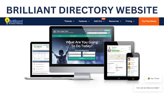 Gig Preview - Brilliant directory website business directory  brilliant directory website