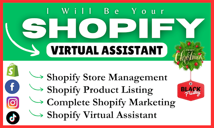 Gig Preview - Be your shopify store manager, or shopify virtual assistance