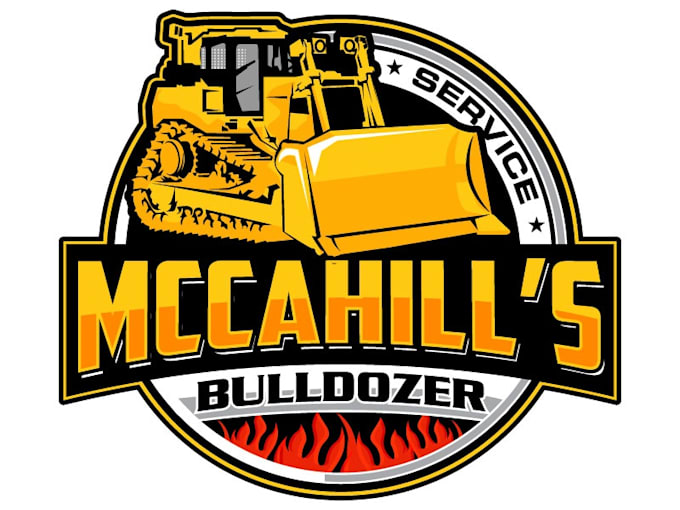 Bestseller - design wonderful bulldozer logo