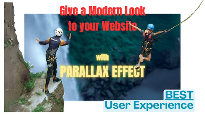 Gig Preview - Create stunning parallax landing pages for your website