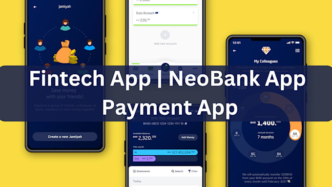 Gig Preview - Do bank app, loan app, fintech app, money transfer app