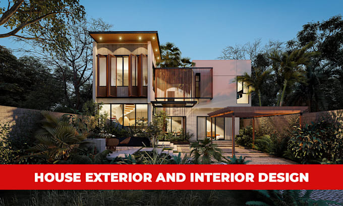 Bestseller - design and 3d render the exterior and interior of your home