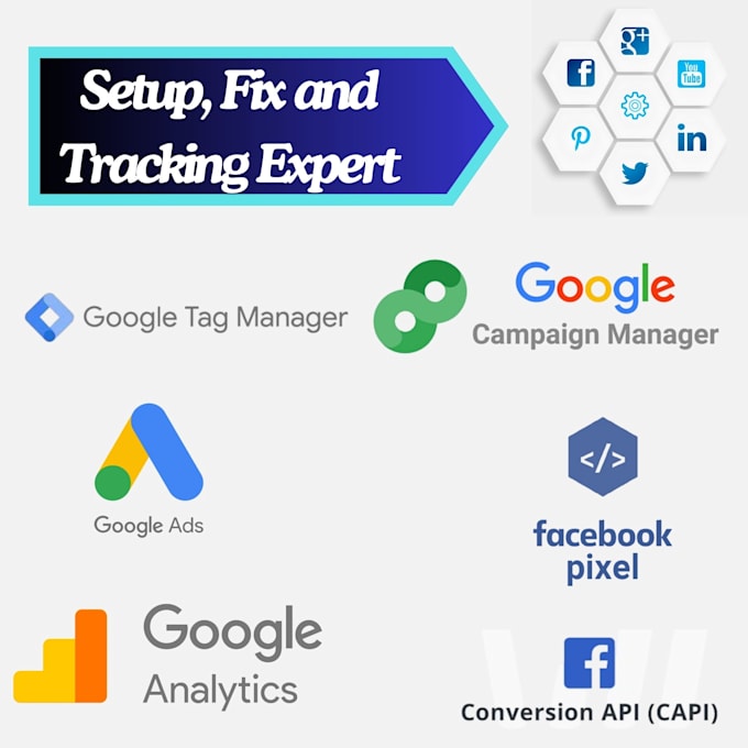 Gig Preview - Setup google ads conversion tracking ga4 and tag manager GTM