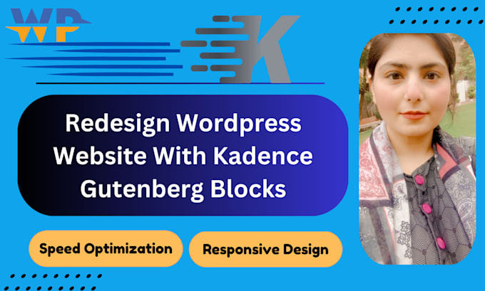 Gig Preview - Redesign wordpress website with kadence gutenberg blocks